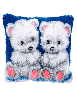 Ryijytyynynpäällinen Jääkarhut