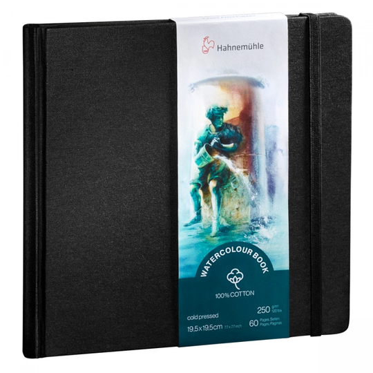 Hahnemühle Watercolour Book Akvarellikirja5x195mm 250g