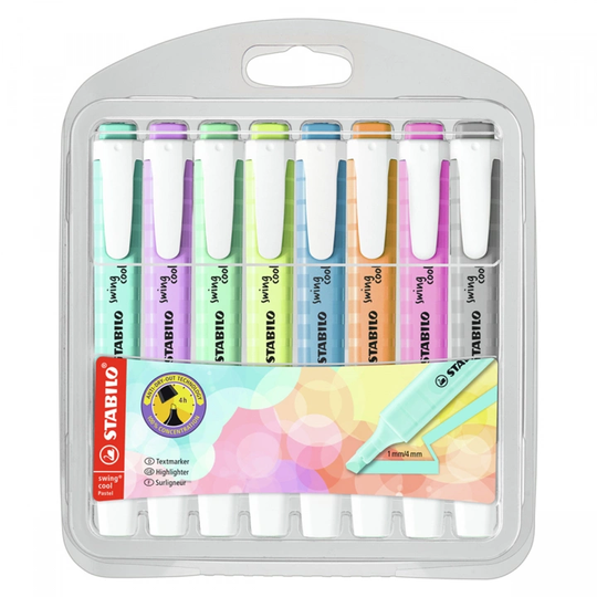 Stabilo Swing Cool Pastel 8 kpl