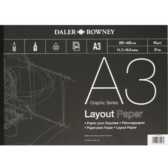 Daler-Rowney Layout Paper A3