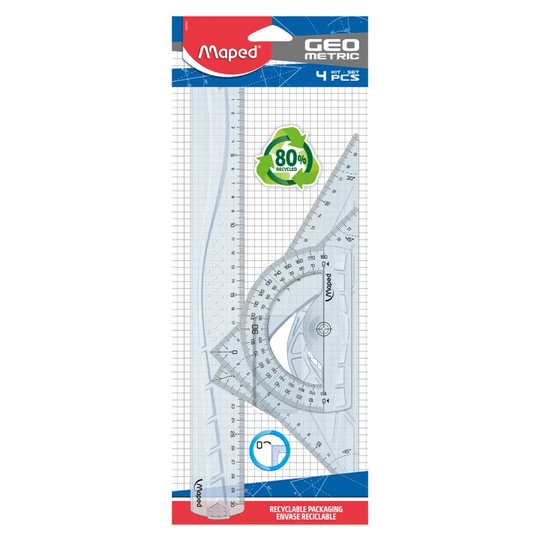 Maped Viivoitin 4 kpl