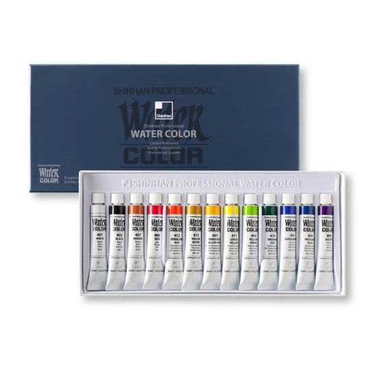 ShinHan Akvarelliiväri PRO 7.5ml-setti