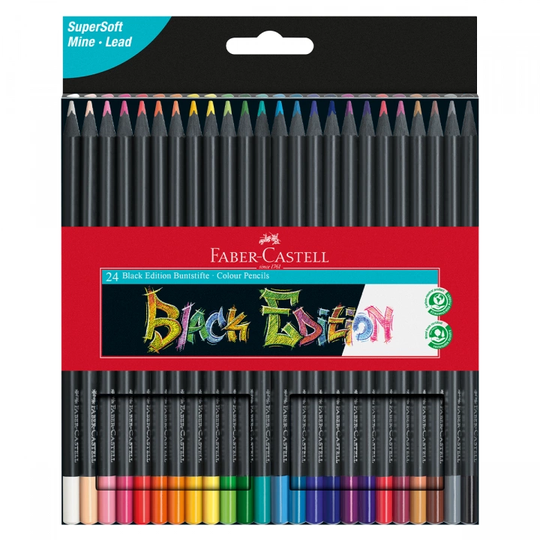 Faber-Castell Värikynät Black Edition 24-setti