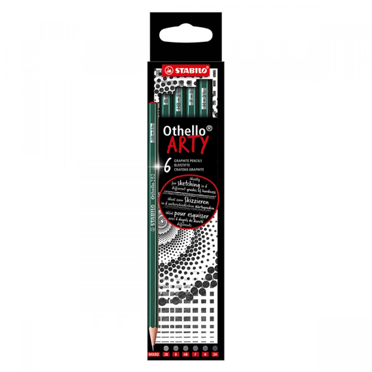 Stabilo Othello Arty Lyijykynä B+H 6 kpl