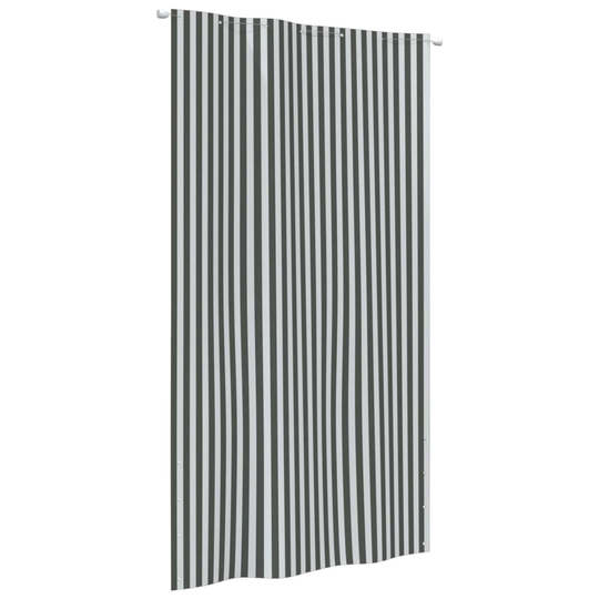 vidaXL Parvekkeen suoja antrasiitti/valkoinen 140x240 cm Oxford kangas
