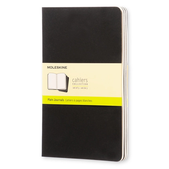 Moleskine Cahier Large Black Plain