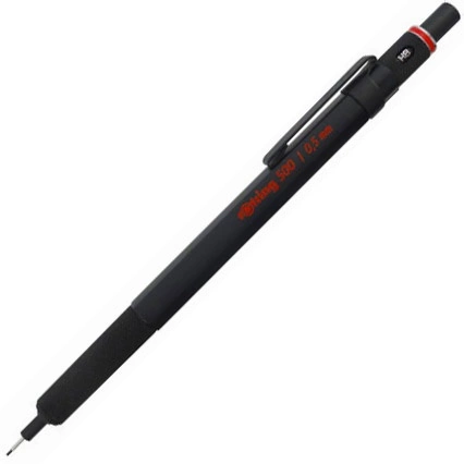 Rotring 500 Lyijytäytekynä Musta 0.7 mm