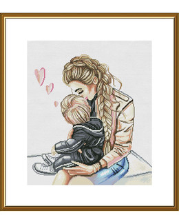 Kirjontapakkaus Taulu Mom's Love
