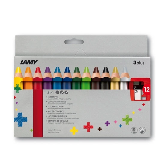 Lamy 3plus Värikynät 12-setti