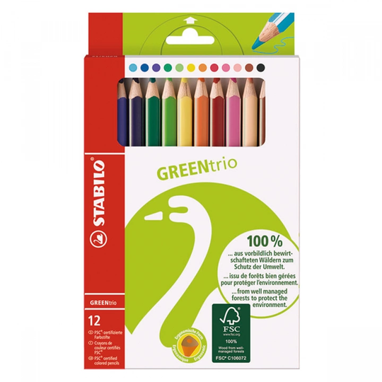 Stabilo GreenColors Jumbo Värikynät 12 kpl