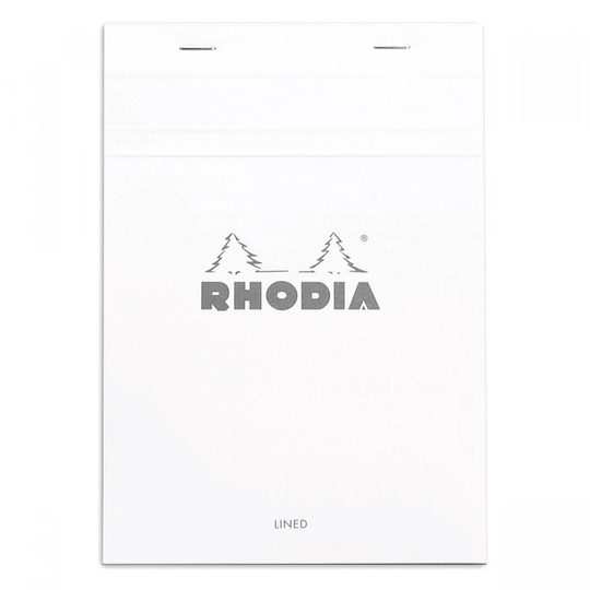 Rhodia Block Valkoinen No.16 Viivoitettu