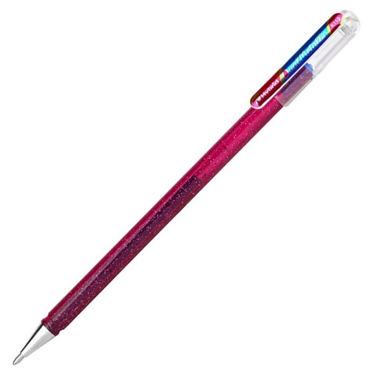 Pentel Dual Metallic Hybrid Geelikynä Limited Edition Yellow + Metallic Green