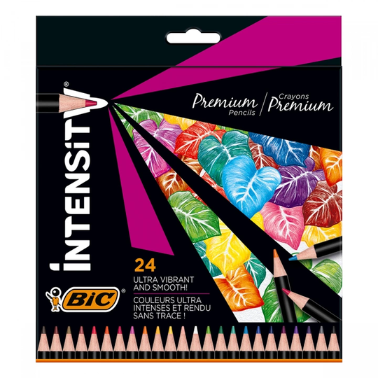BIC Intensity Premium Värikynät 24 kpl