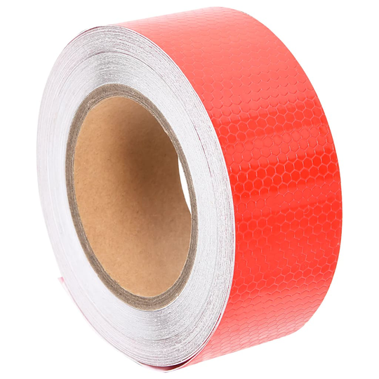 vidaXL Heijastinteippi punainen 5 cmx20 m PVC