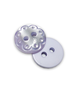 Nappi 12 mm vaalea liila