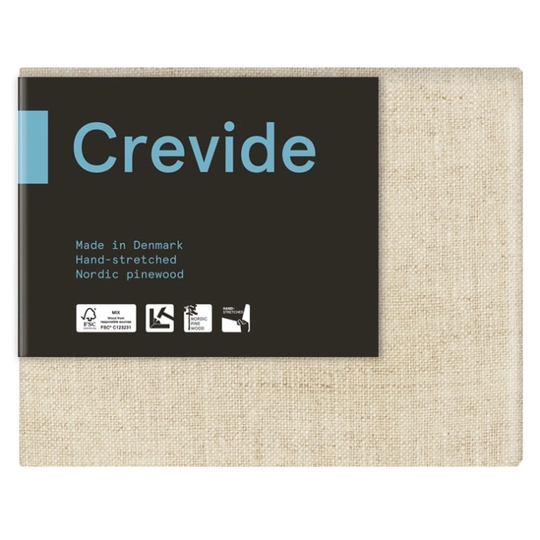 Crevide Pingotettu Canvaskangas Pellava 24x19