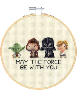 Kirjontapakkaus Taulu Star Wars -perhe