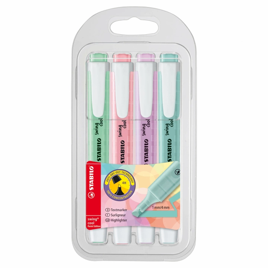 Stabilo Swing Cool Pastel 4 kpl