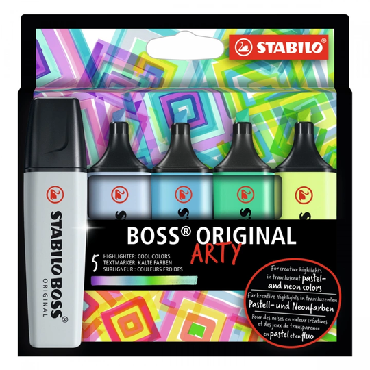 Stabilo Boss Arty Cool Colors 5 kpl