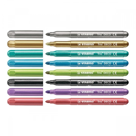Stabilo Trio Deco 8-pack