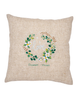 Kirjontapakkaus Tyynynpäällinen Love
