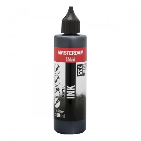 Amsterdam Acrylic Ink 100 ml Oxide Black