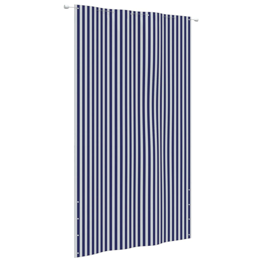 vidaXL Parvekkeen suoja sininen ja valkoinen 160x240 cm Oxford kangas