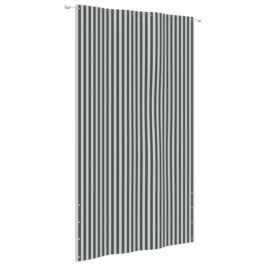 vidaXL Parvekkeen suoja antrasiitti/valkoinen 160x240 cm Oxford kangas