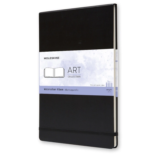 Moleskine Watercolor Album A4 Musta