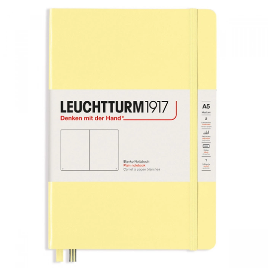 Leuchtturm1917 Notebook A5 Medium Olinjerad Vanilla