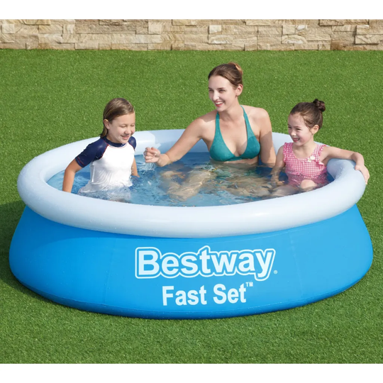 Bestway Fast Set täytettävä uima-allas pyöreä 183x51 cm sininen