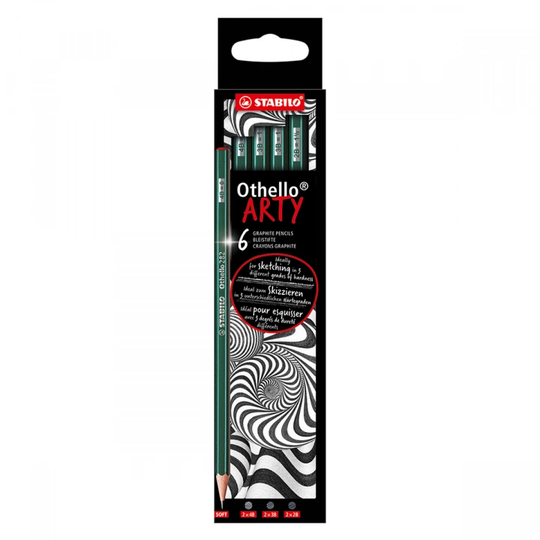 Stabilo Othello Arty Lyijykynä B 6 kpl
