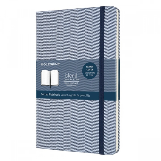 Moleskine Blend Hardcover Large Dark Blue Dotted