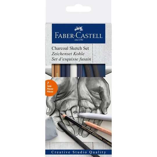 Faber-Castell Goldfaber Drawing setti Charcoal