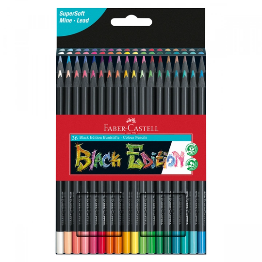 Faber-Castell Värikynät Black Edition 36-setti