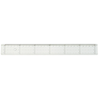 Viivoitin pystyasteikolla 30 cm