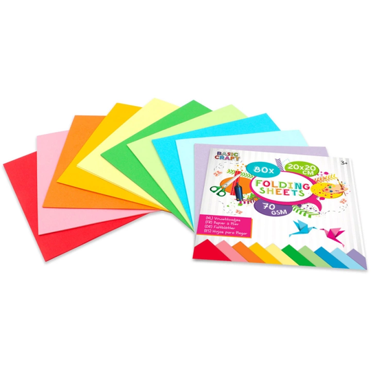 Grafix Folding sheets 20cm 80-pack