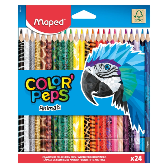Maped Värikynät Color Peps Animal 24 kpl