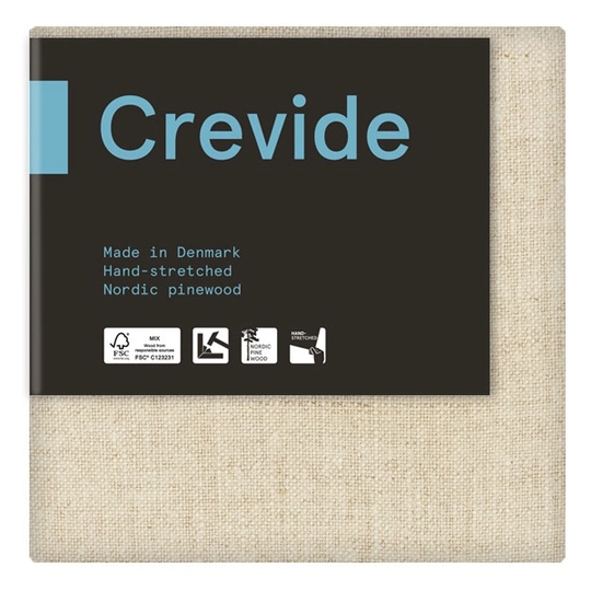 Crevide Pingotettu Canvaskangas Pellava 20x20