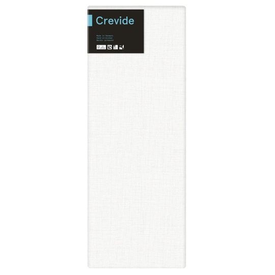 Crevide Pingotettu Canvaskangas Pellava Valkoinen 30x80