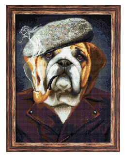 Diamond painting Bulldog