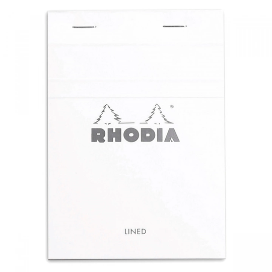 Rhodia Block Valkoinen No.13 Viivoitettu