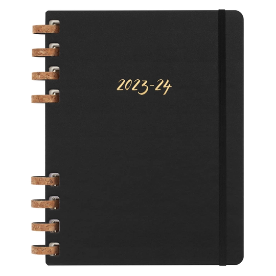 Moleskine Kalenteri 12M Spiral Academic XL Musta