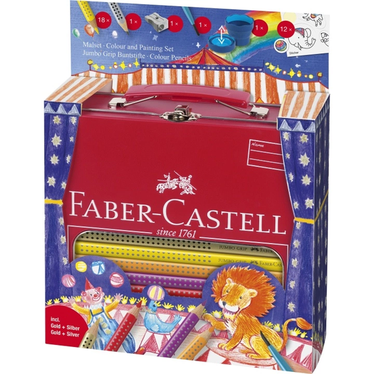 Faber-Castell Jumbo Grip Maalaussetti Sirkus