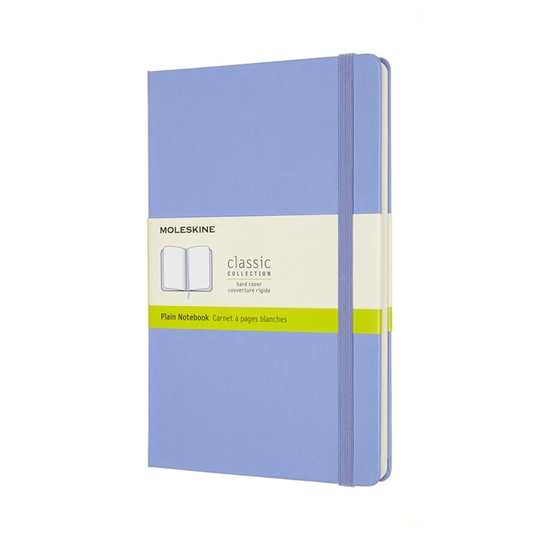 Moleskine Classic Hardcover Large Hydrangea Blue Plain