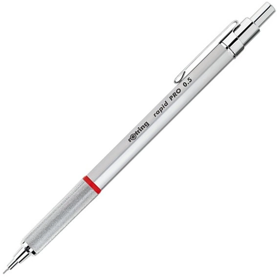 Rotring Rapid Pro Lyijytäytekynä 0.5 Hopea