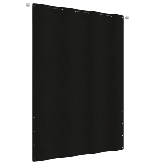vidaXL Parvekkeen suoja musta 160x240 cm Oxford kangas