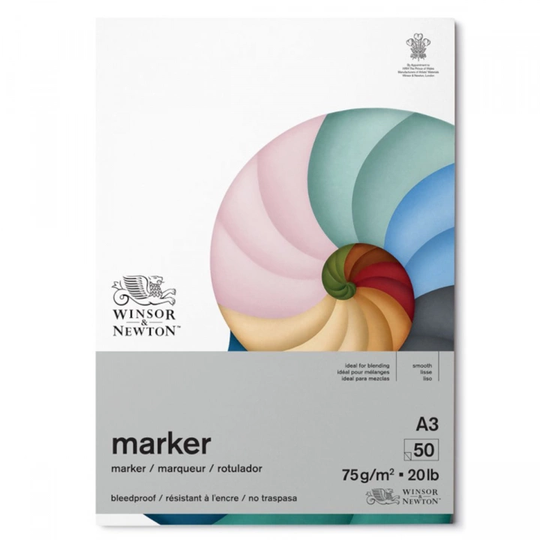 Winsor & Newton Marker-lehtiö A3 75g