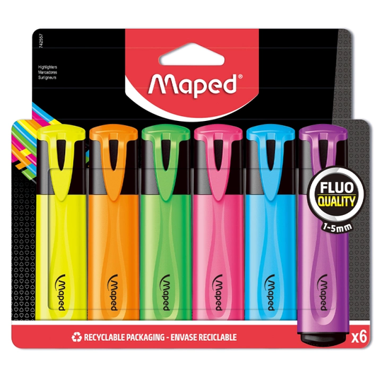 Maped Highlighters 6 kpl