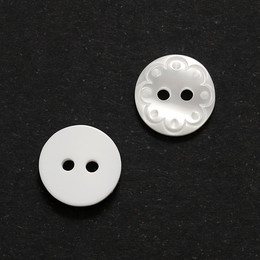 Nappi 12 mm valkoinen